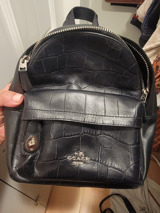 Coach Handbags - Coach Croc Backpack